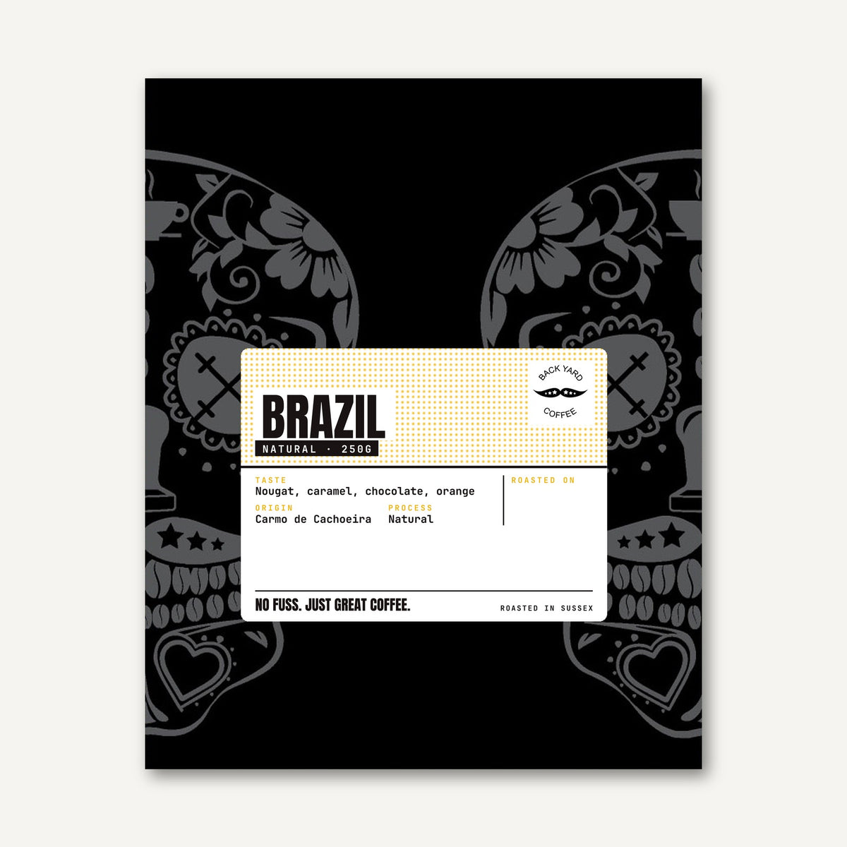 Brazil Natural coffee, 250g bag – Back Yard Coffee