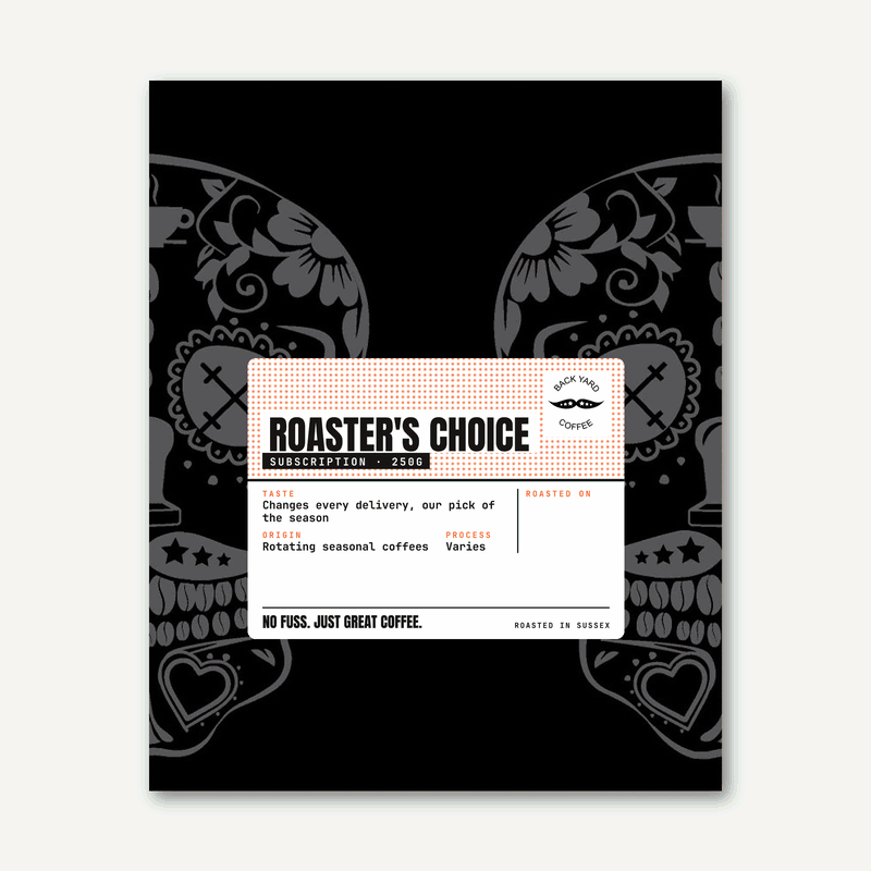 Roaster's Choice coffee subscription, 250g bag – Back Yard Coffee